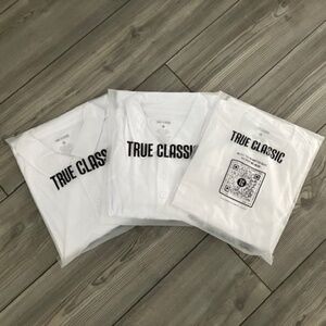 3 Men’s True Classic Shirts Large
